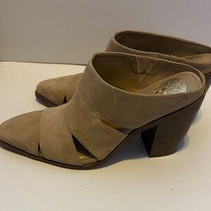 Vince Camuto Beige Mules